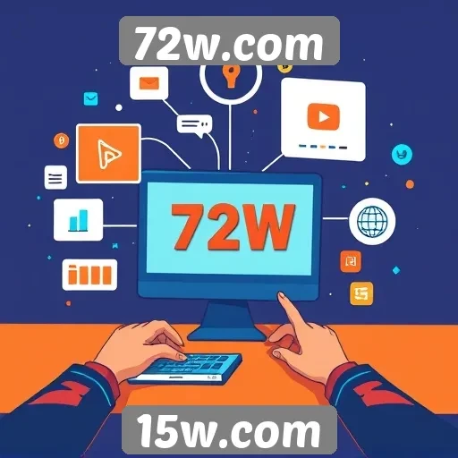 Estratégias de marketing adotadas por 72w.com